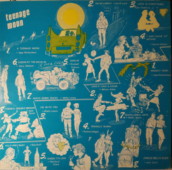 Various :  Teenage Moon (LP, Comp, RE)