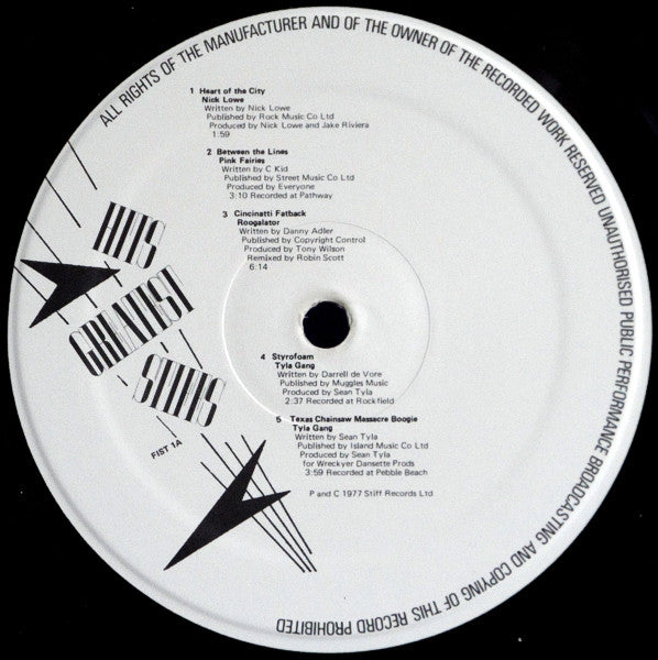 Various : Hits Greatest Stiffs (LP, Comp)