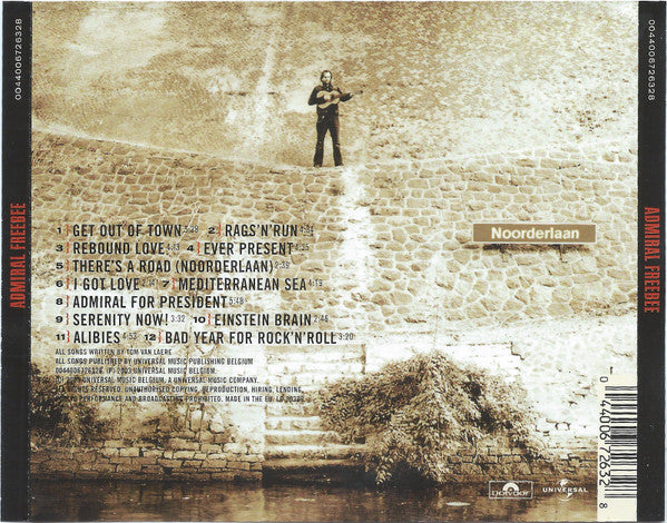 Admiral Freebee : Admiral Freebee (CD, Album, RP)