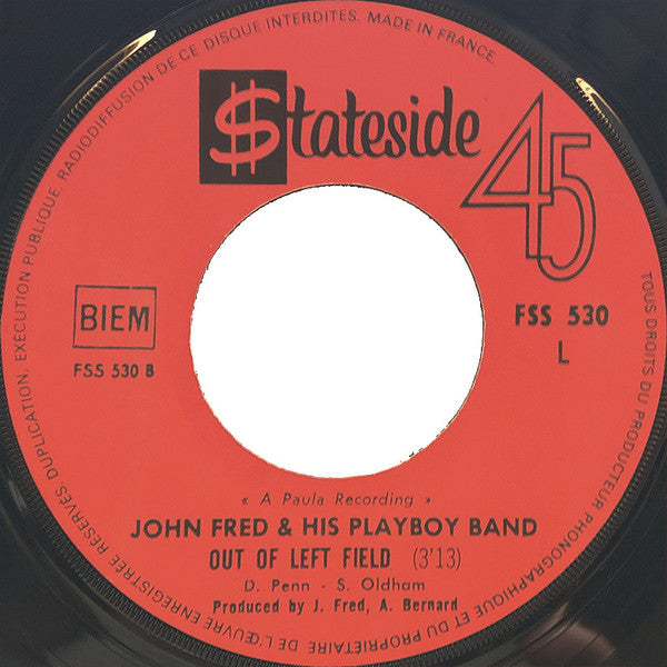 John Fred & His Playboy Band : Judy In Disguise (7", Single, Mono, RE)