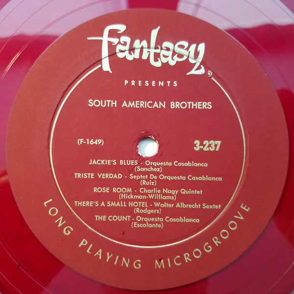 John Laporta, Orquesta Casablanca, Walter Albrecht Sextet, Charlie Nagy Quintet : South American Brothers (LP, Album, Mono, Red)