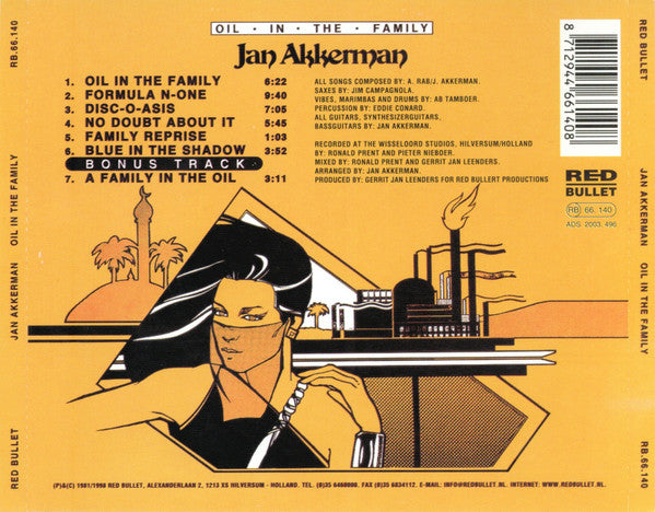 Jan Akkerman : Oil In The Family (CD, Album, RE)