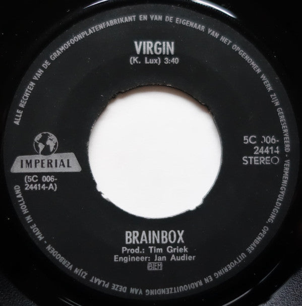 Brainbox (3) : Virgin / Mobilae (7", Single)