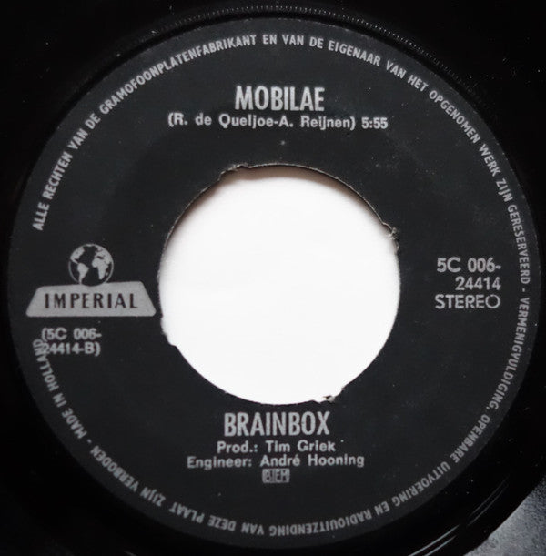 Brainbox (3) : Virgin / Mobilae (7", Single)