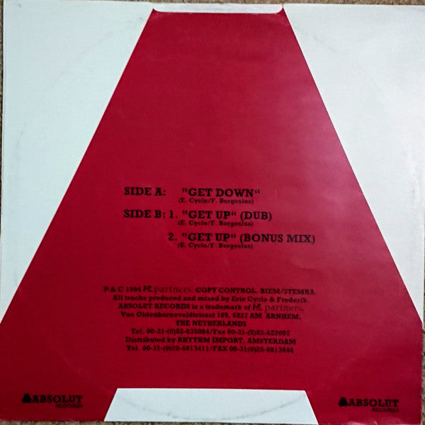 Frederik Presents The Hug Club : Get Down (12")