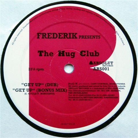 Frederik Presents The Hug Club : Get Down (12")
