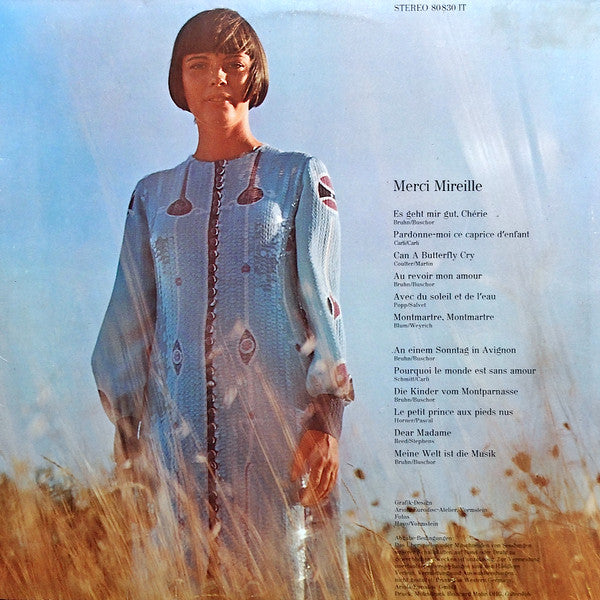Mireille Mathieu : Merci Mireille (LP, Album)