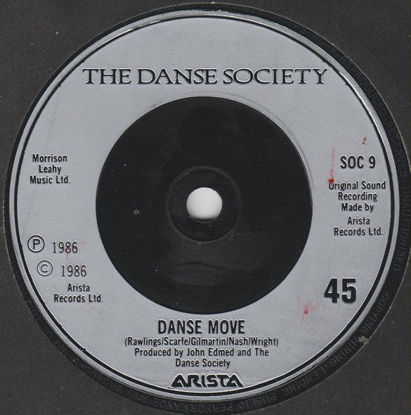 The Danse Society : Hold On (To What You've Got) (7", Single)