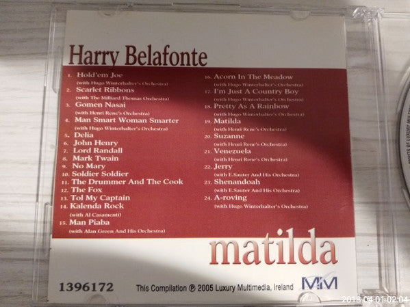 Harry Belafonte : Matilda (CD, Comp)