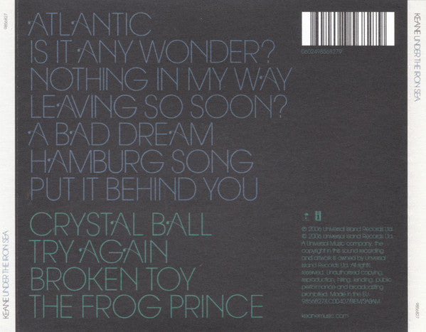 Keane : Under The Iron Sea (CD, Album)