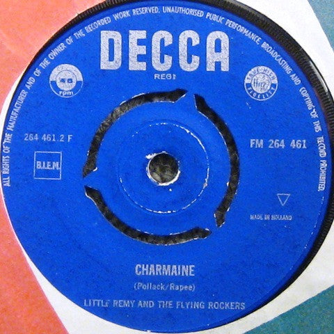 Little Remy And The Flying Rockers : Roses Are Red / Charmaine (7", Single, Mono)