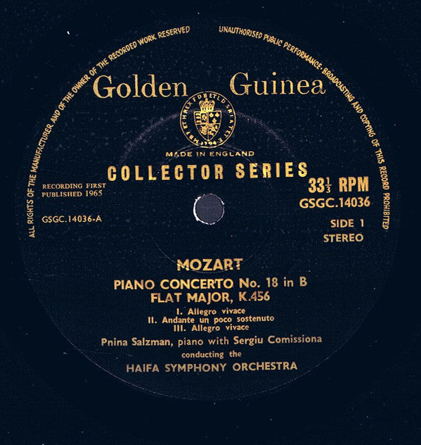 Wolfgang Amadeus Mozart : Piano Concerto No. 18 In B Flat Major, K.456 / Two Piano Concerto In E Flat Major, K.365 (LP)