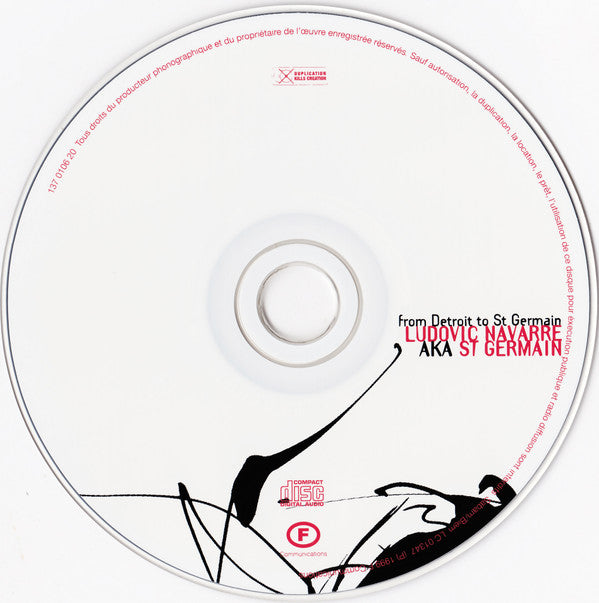 Ludovic Navarre AKA St Germain : From Detroit To St Germain (CD, Comp, RE)