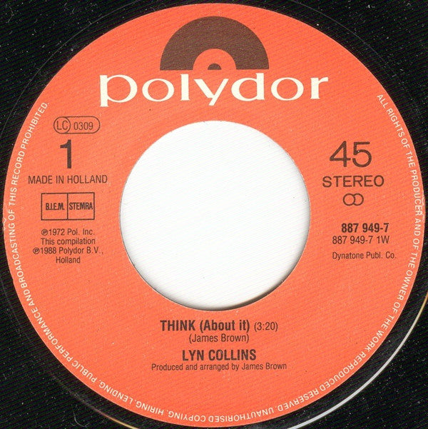 Lyn Collins : Think (About It) (7", Single)