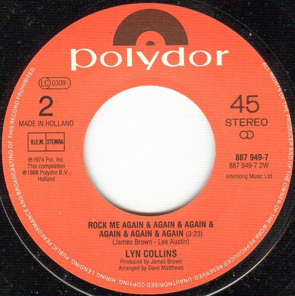 Lyn Collins : Think (About It) (7", Single)