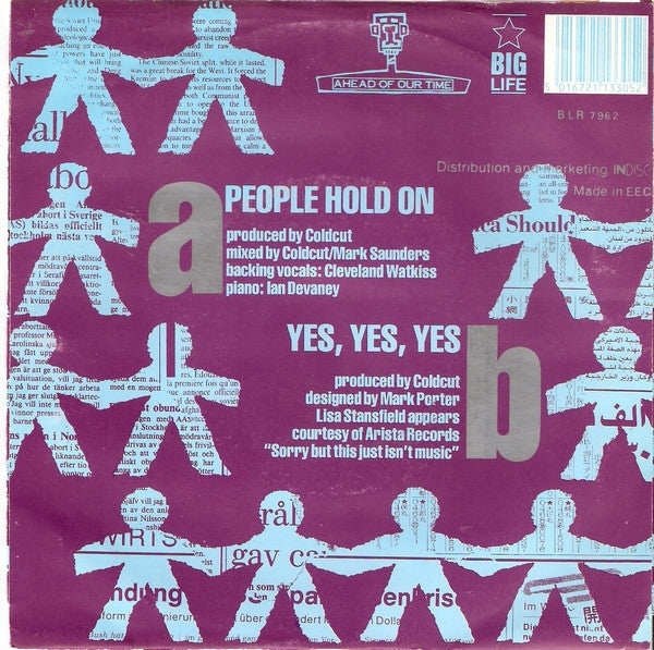 Coldcut Featuring Lisa Stansfield : People Hold On (7", Single)