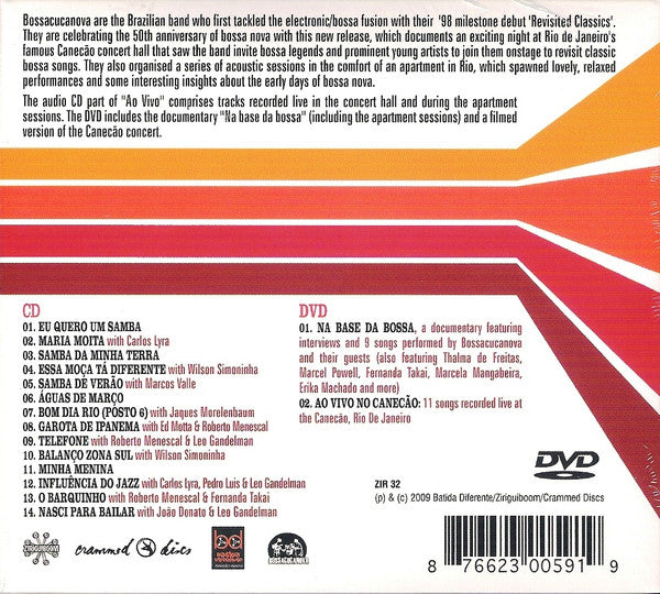 Bossacucanova : Ao Vivo (CD, Album + DVD-V, Album)