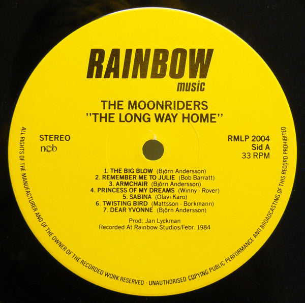 The Moonriders : The Long Way Home (LP, Album)