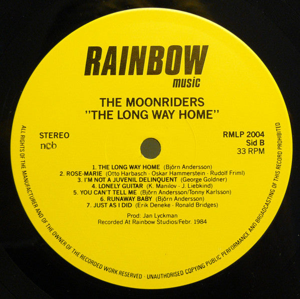 The Moonriders : The Long Way Home (LP, Album)