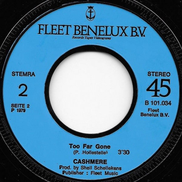 Cashmere : I Want You (7")