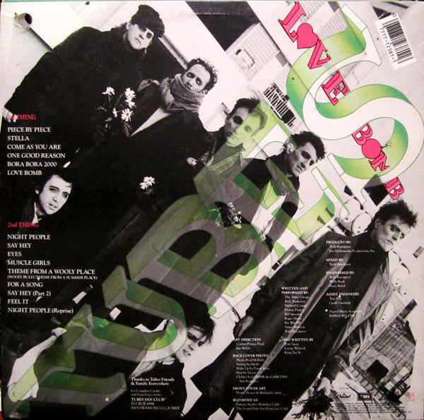 The Tubes : Love Bomb (LP, Album, Jac)