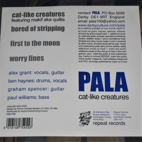 Pala (2) : Cat-Like Creatures (7")
