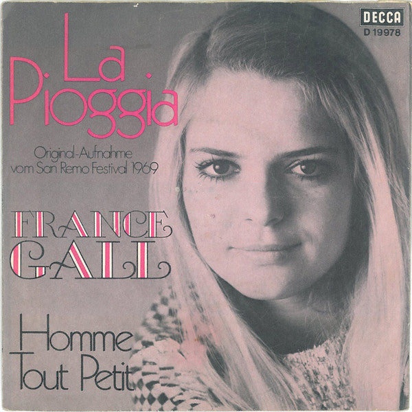 France Gall : La Pioggia (7", Single)
