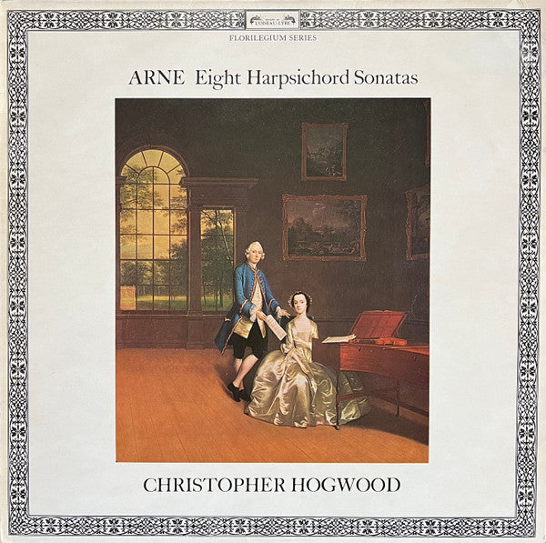 Thomas Arne - Christopher Hogwood : Eight Harpsichord Sonatas (LP)