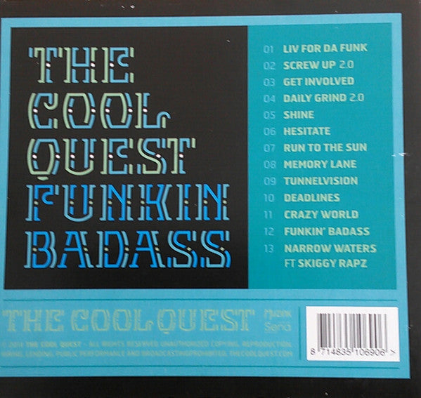 The Cool Quest : Funkin Badass (CD, Album)