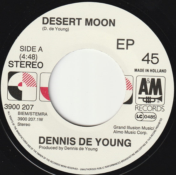 Dennis DeYoung : Desert Moon (7", EP)