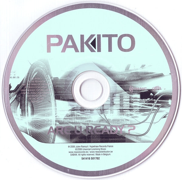 Pakito : Are U Ready? (CD, Single, Car)