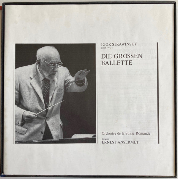Igor Stravinsky, L'Orchestre De La Suisse Romande, Ernest Ansermet : Die Grossen Ballette (6xLP, Comp + Box)