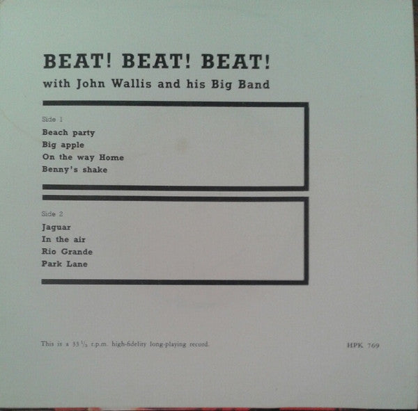 John Wallis And His Big Band : Beat! Beat! Beat! (7", MiniAlbum)