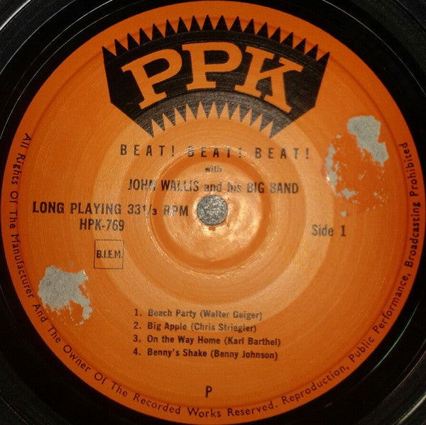 John Wallis And His Big Band : Beat! Beat! Beat! (7", MiniAlbum)