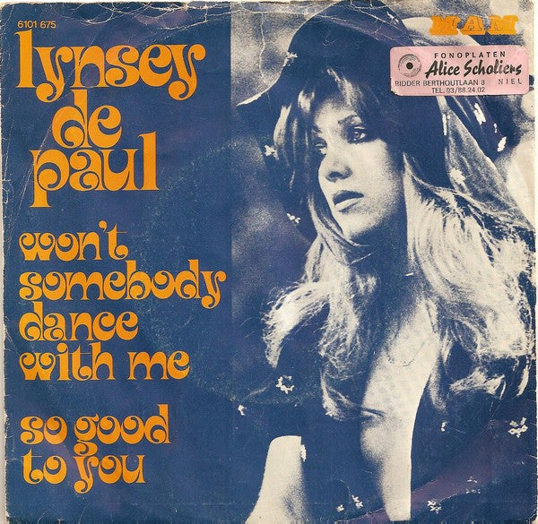 Lynsey De Paul : Won't Somebody Dance With Me (7", Single)