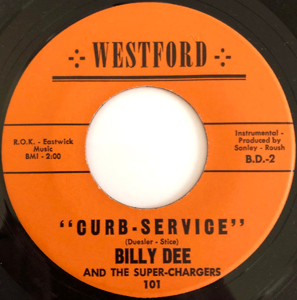 Billy Dee & The Super-Chargers : Sweetheart-Jubilee (7", Ora)