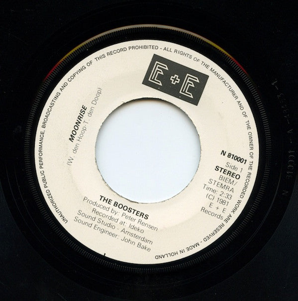 The Boosters (2) : Moonrise (7", Single)