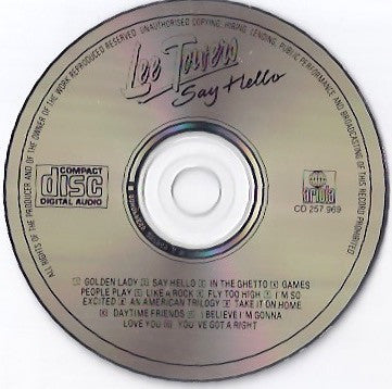 Lee Towers : Say Hello (CD, Album)