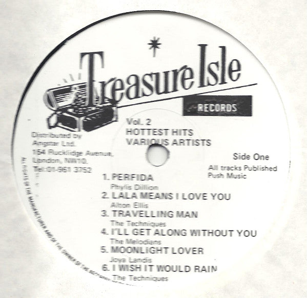 Various : Hottest Hits Volume 2 (LP, Comp, RE)