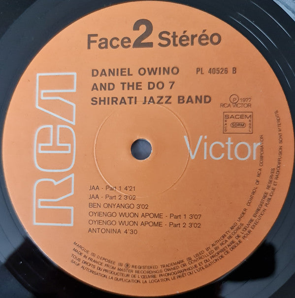 D.O. Misiani And The D.O. 7 Shirati Jazz : Sheroline (LP)