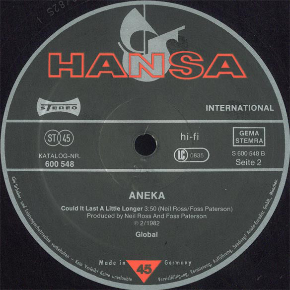 Aneka : Ooh Shooby Doo Doo Lang (Long Version) (12", Single, Sup)