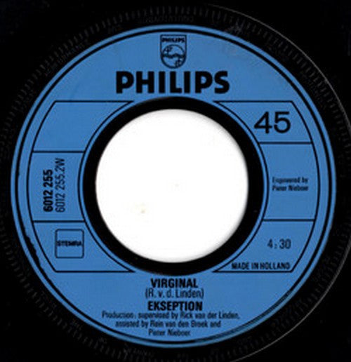 Ekseption : A La Turka / Virginal (7", Single)