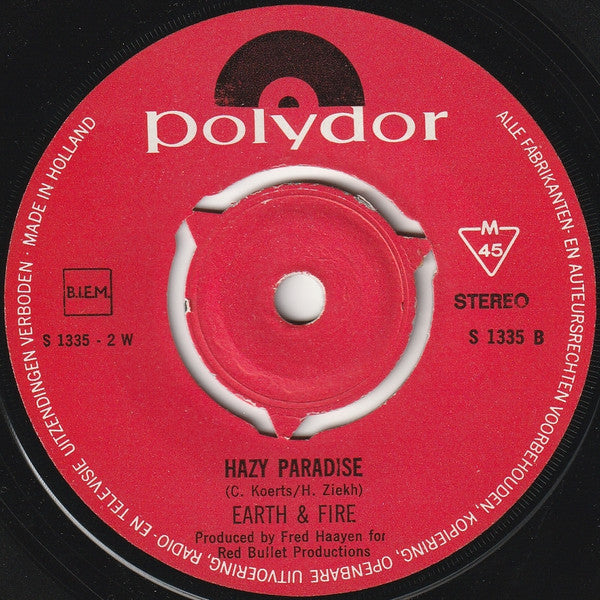 Earth And Fire : Seasons (7", Single)