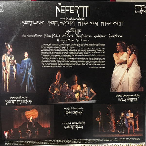 David Spangler* : Nefertiti An Original Cast Recording (LP, Album)