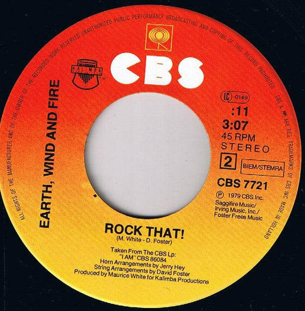 Earth, Wind & Fire : After The Love Has Gone (7", Single)