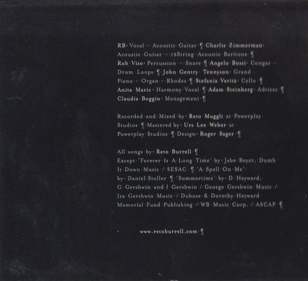 Reto Burrell : Roses Fade Blue (CD, Album)