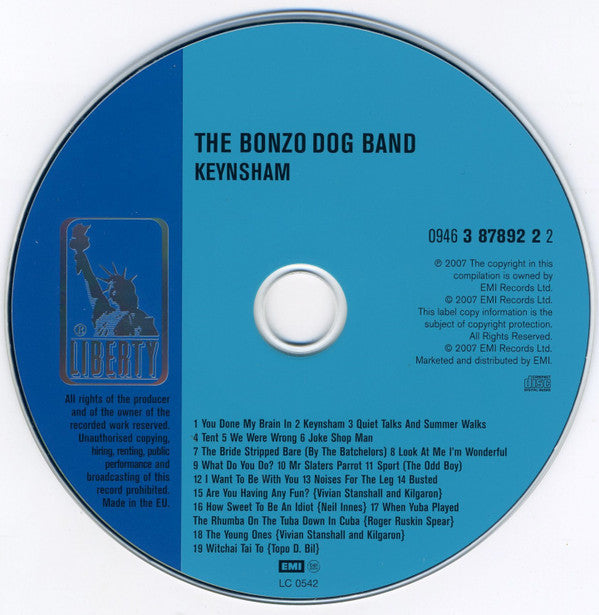 Bonzo Dog Doo-Dah Band : Keynsham (CD, Album, RE, RM, RP)