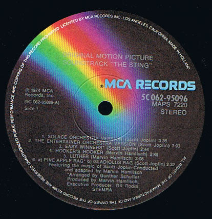 Marvin Hamlisch : The Sting (Original Motion Picture Soundtrack) (LP)