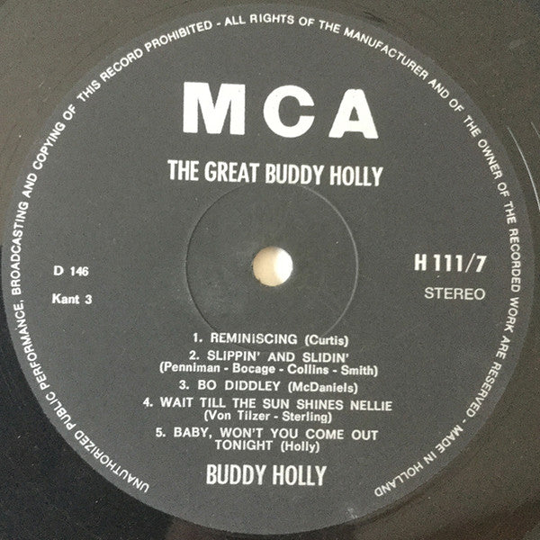 Buddy Holly : The Great Buddy Holly (2xLP, Comp, box)