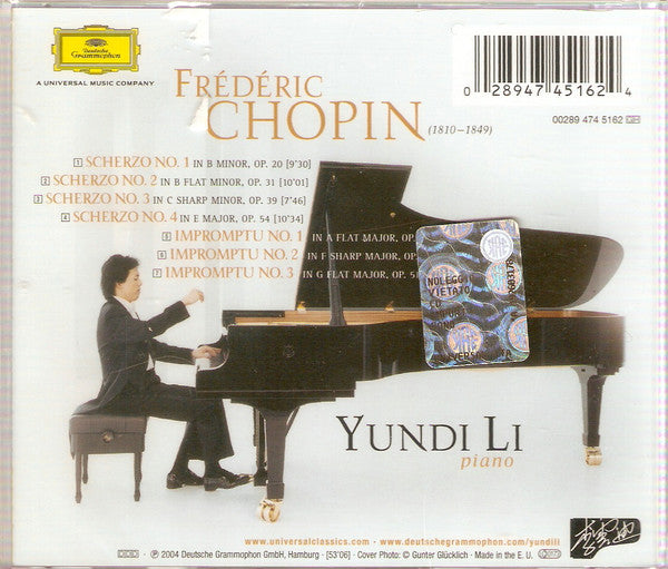 Frédéric Chopin, Yundi Li : Scherzi • Impromptus (CD, Album)